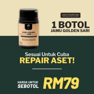 Set 1 Botol Jamu Golden Sari